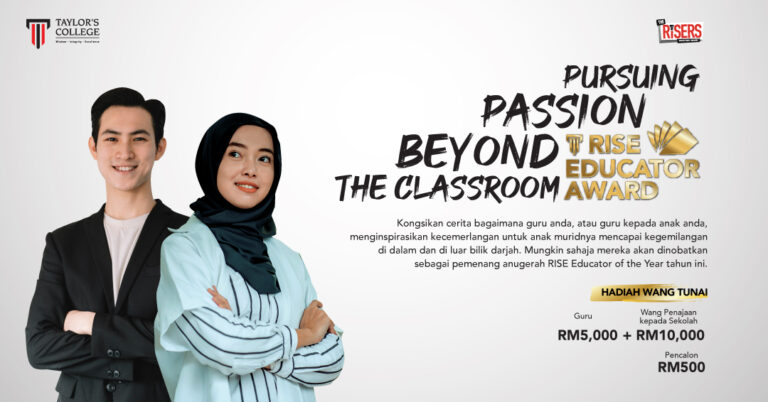 Taylor’s College rai pendidik luar biasa dengan penganugerahan RISE Educator Award