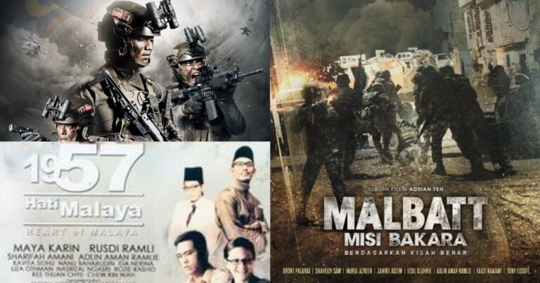 7 filem patriotik sempena bulan kemerdekaan Malaysia