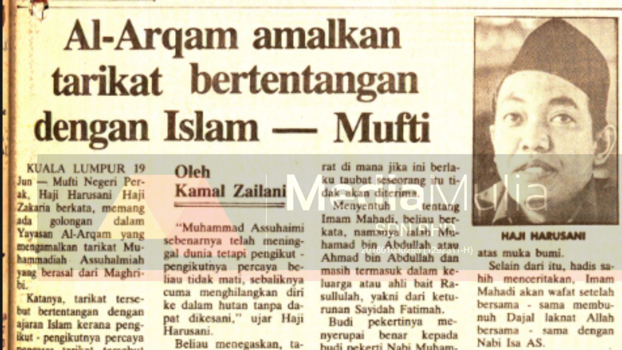 Imbas laporan: Perpecahan al-Arqam dan kesesatan Aurad Muhammadiyah ...