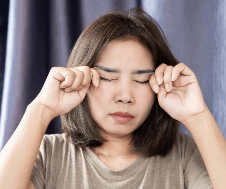 Tahi mata sebagai pelindung mata senyap